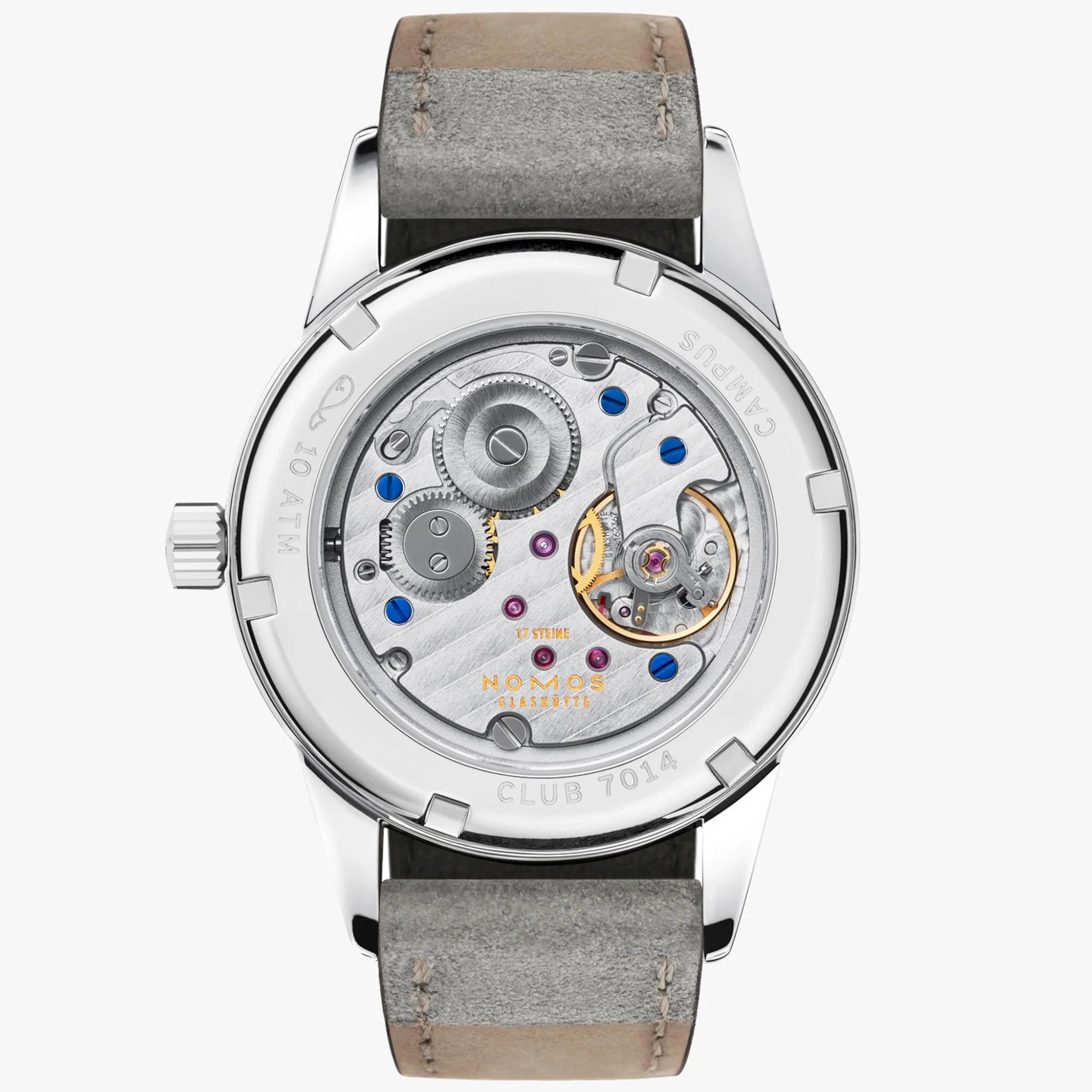 Nomos Glashutte Club Campus Deep Pink Sapphire Crystal Watch - Image 2