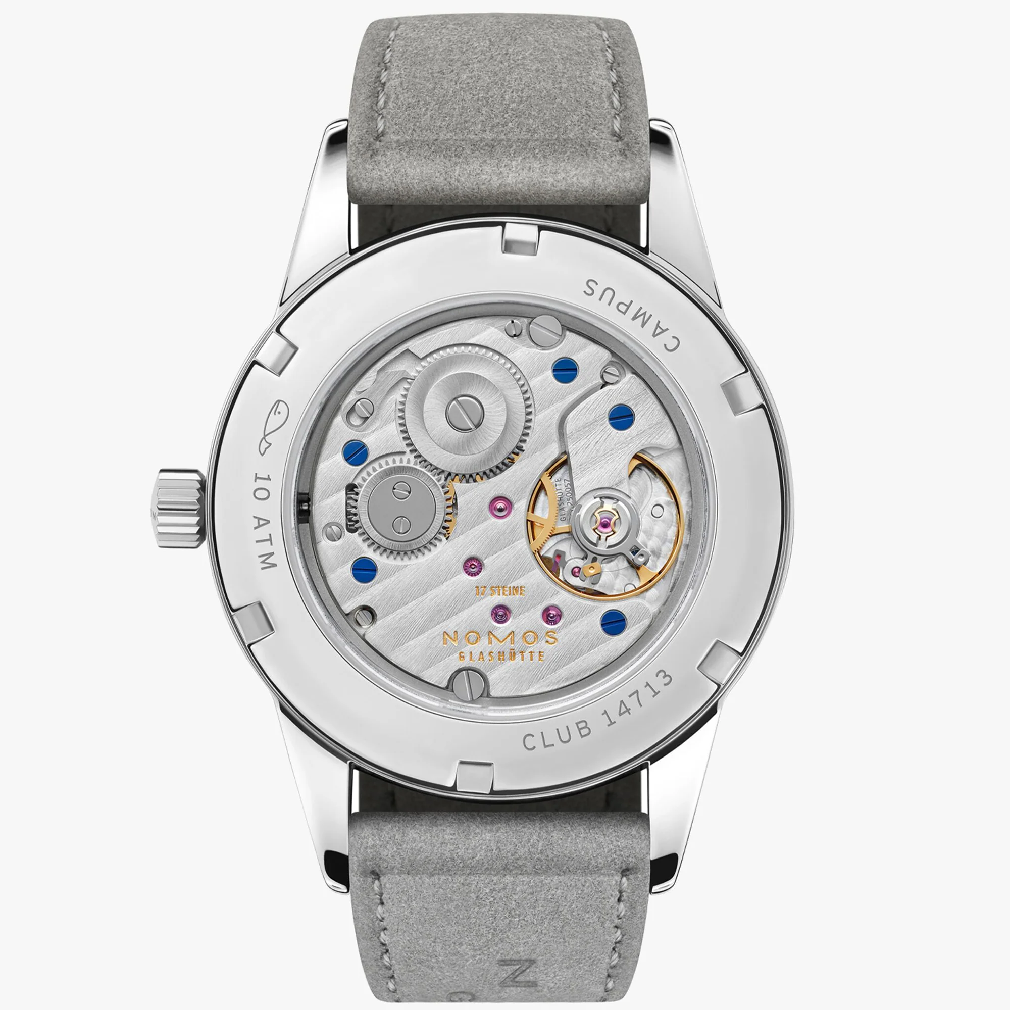 Nomos Glashutte Club Campus Endless Blue Sapphire Crystal Watch - Image 2