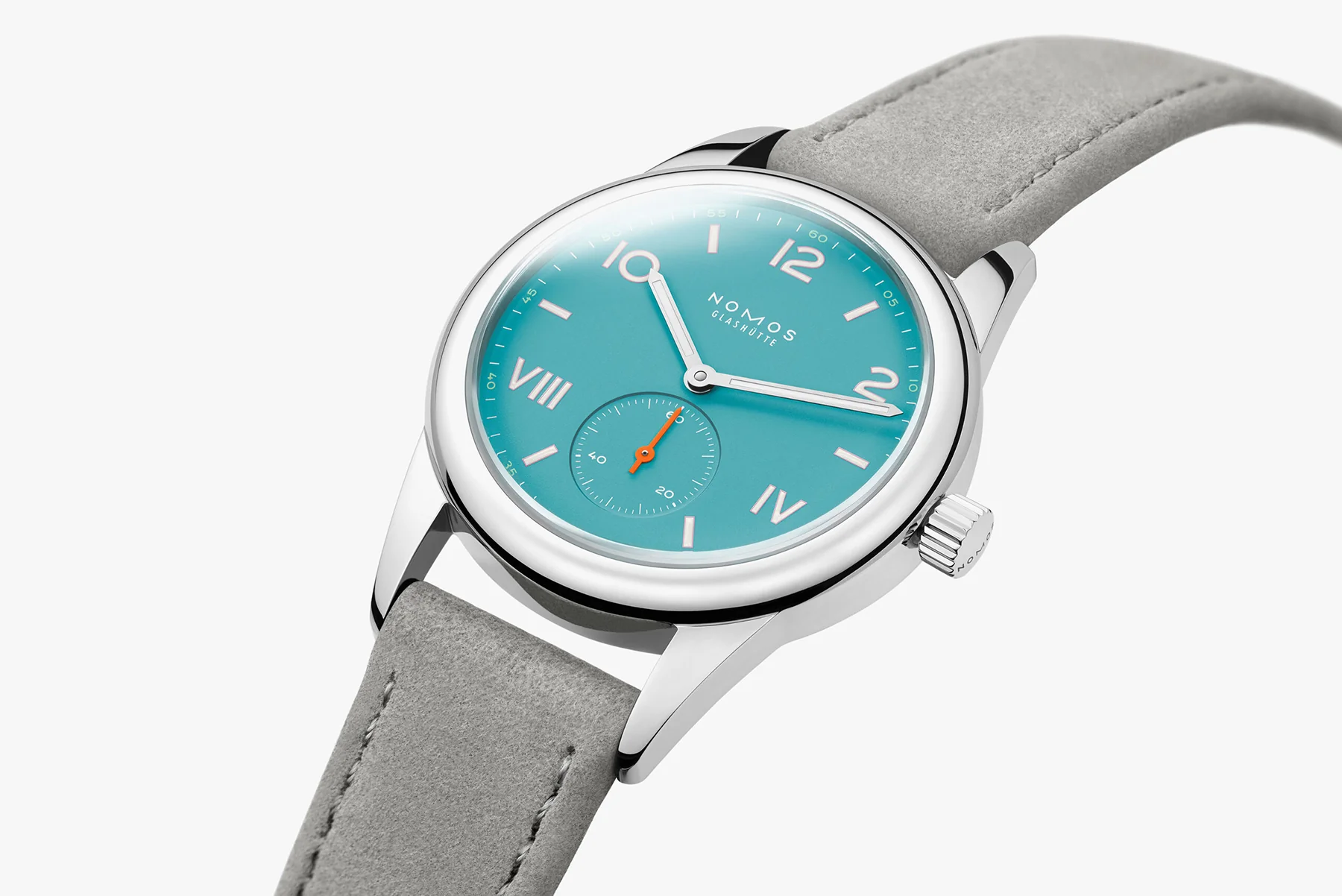 Nomos Glashutte Club Campus Endless Blue Steel Back Watch - Image 3
