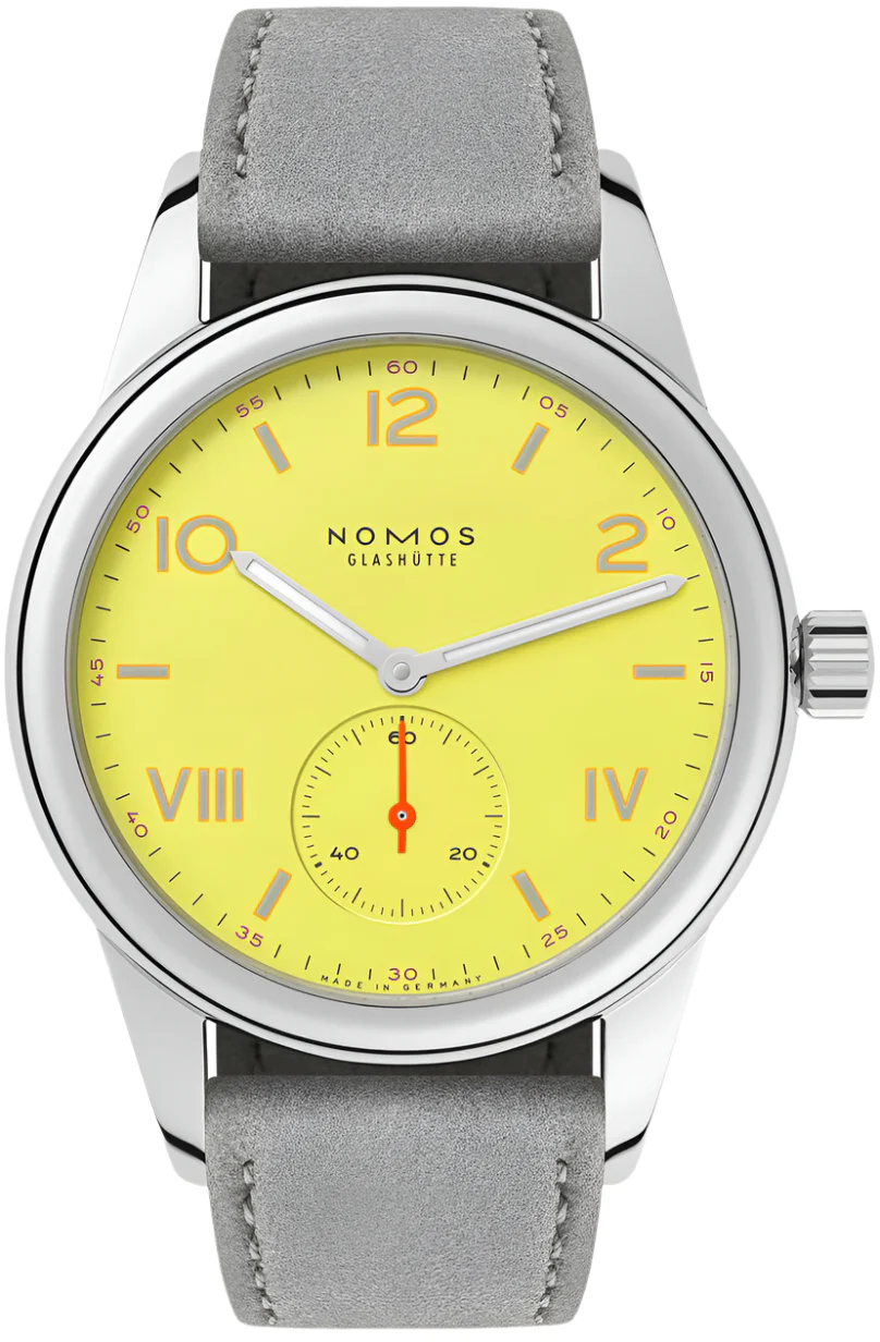 Nomos Glashutte Club Campus Starlight Sapphire Crystal Watch