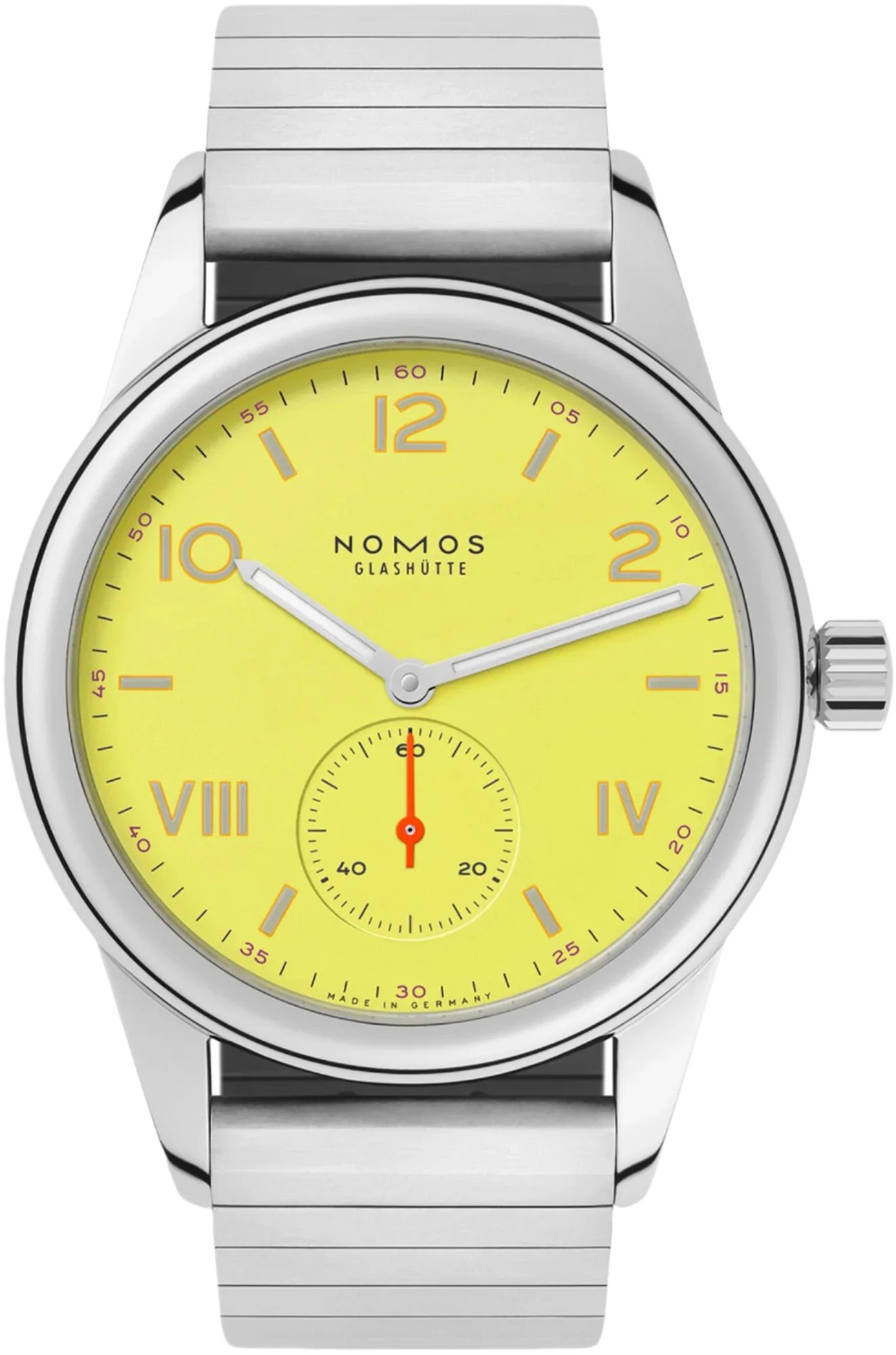 Nomos Glashutte Club Campus Starlight Sapphire Crystal Watch