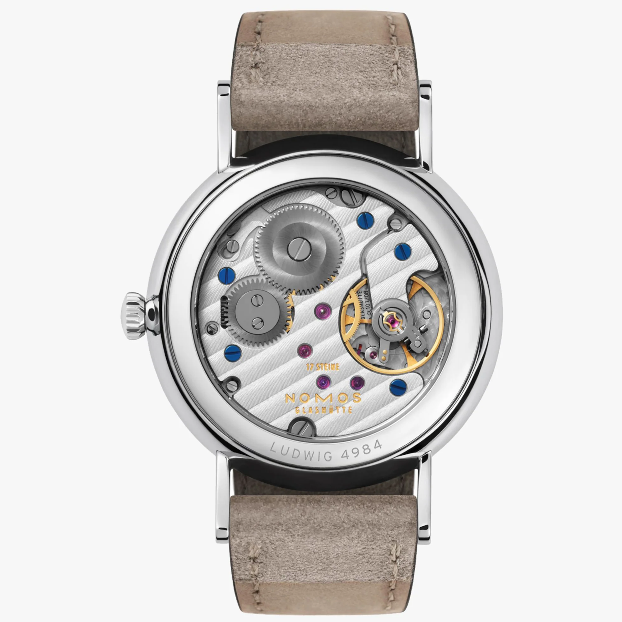 Nomos Glashutte Ludwig 33 Duo Sapphire Crystal Watch - Image 2