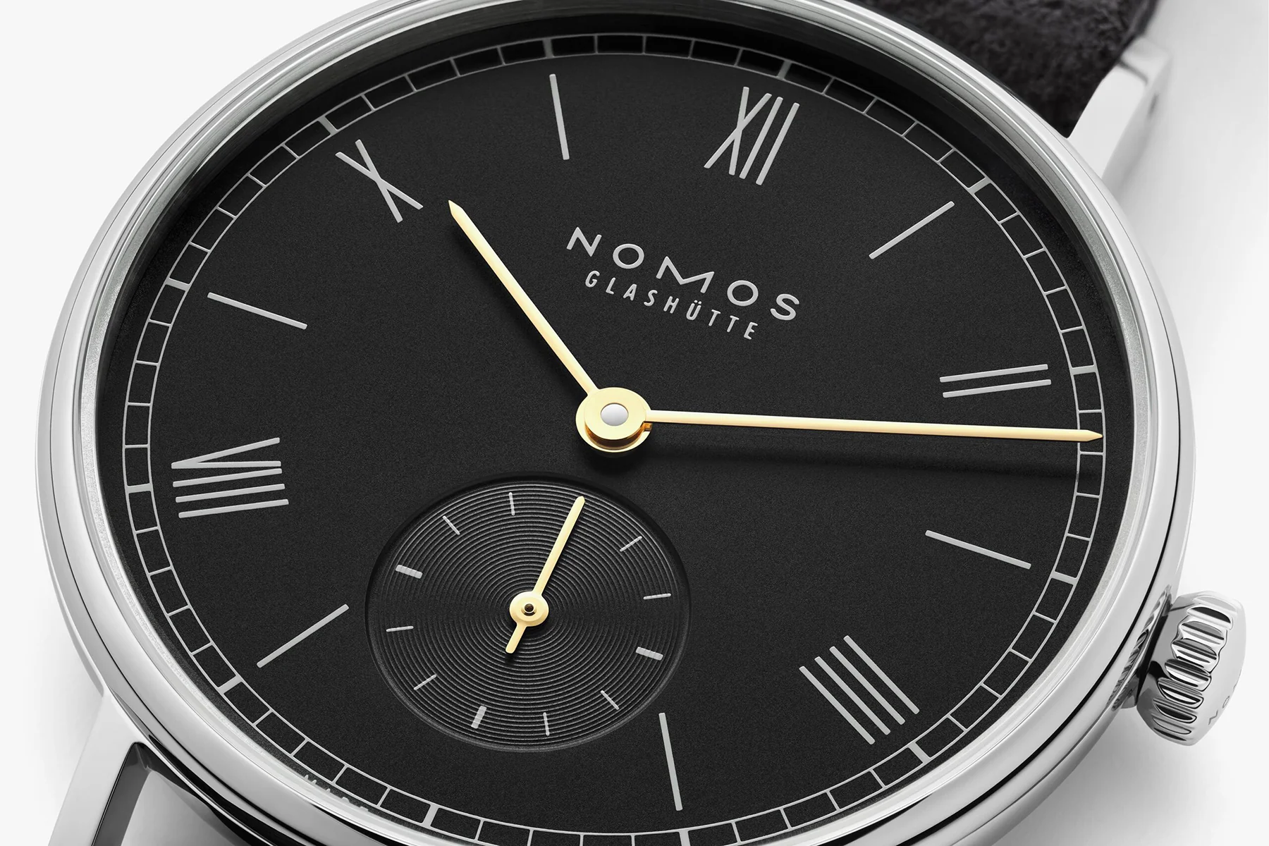 Nomos Glashutte Ludwig 33 Noir Steel Back Watch - Image 4