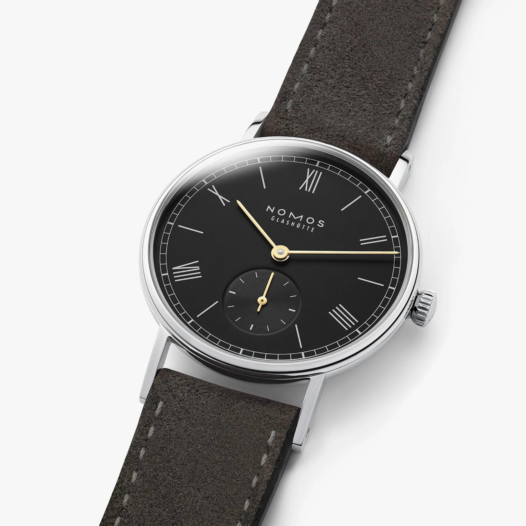 Nomos Glashutte Ludwig 33 Noir Steel Back Watch - Image 5