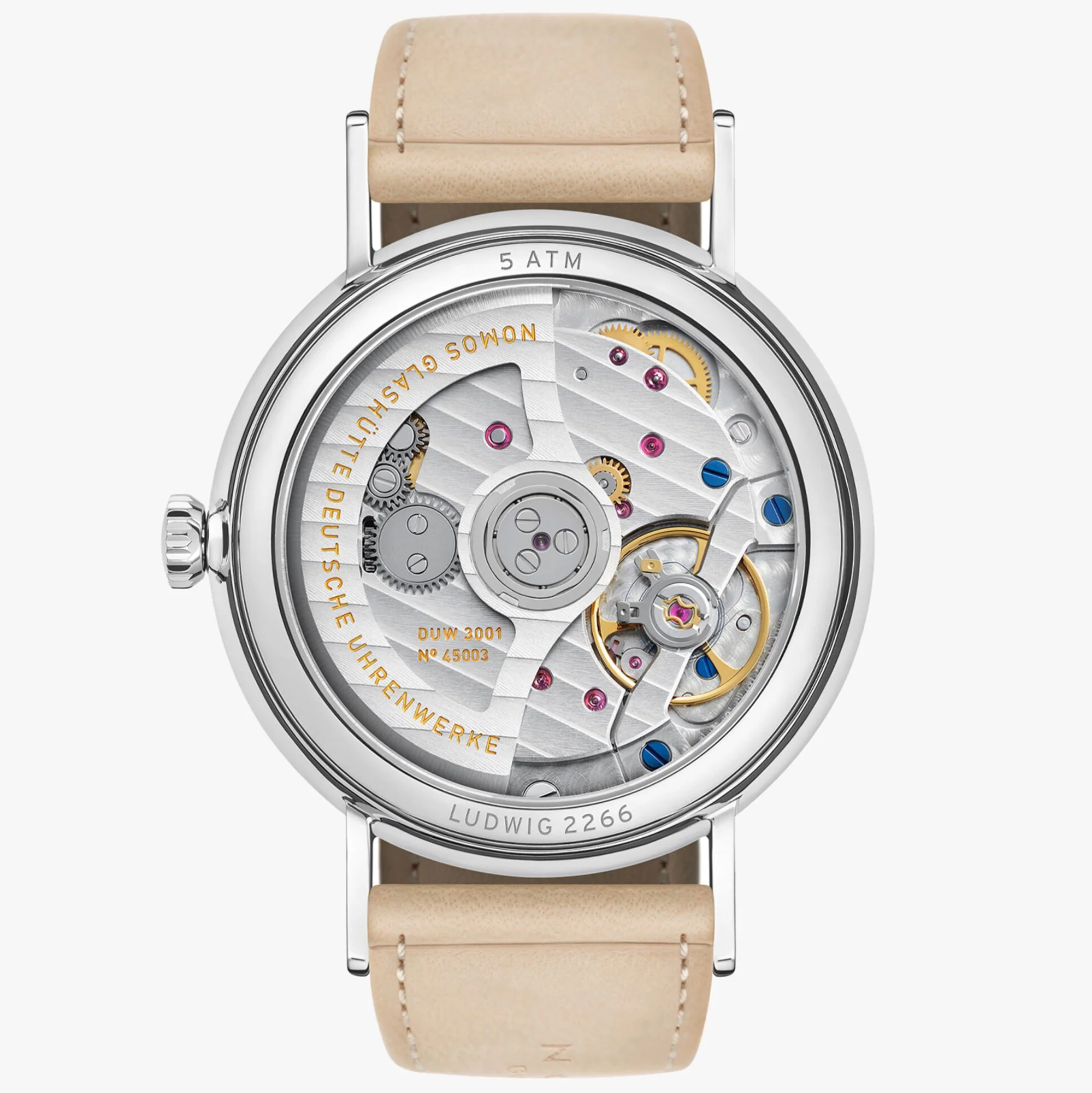Nomos Glashutte Ludwig Neomatik Champagner Sapphire Crystal Watch - Image 2