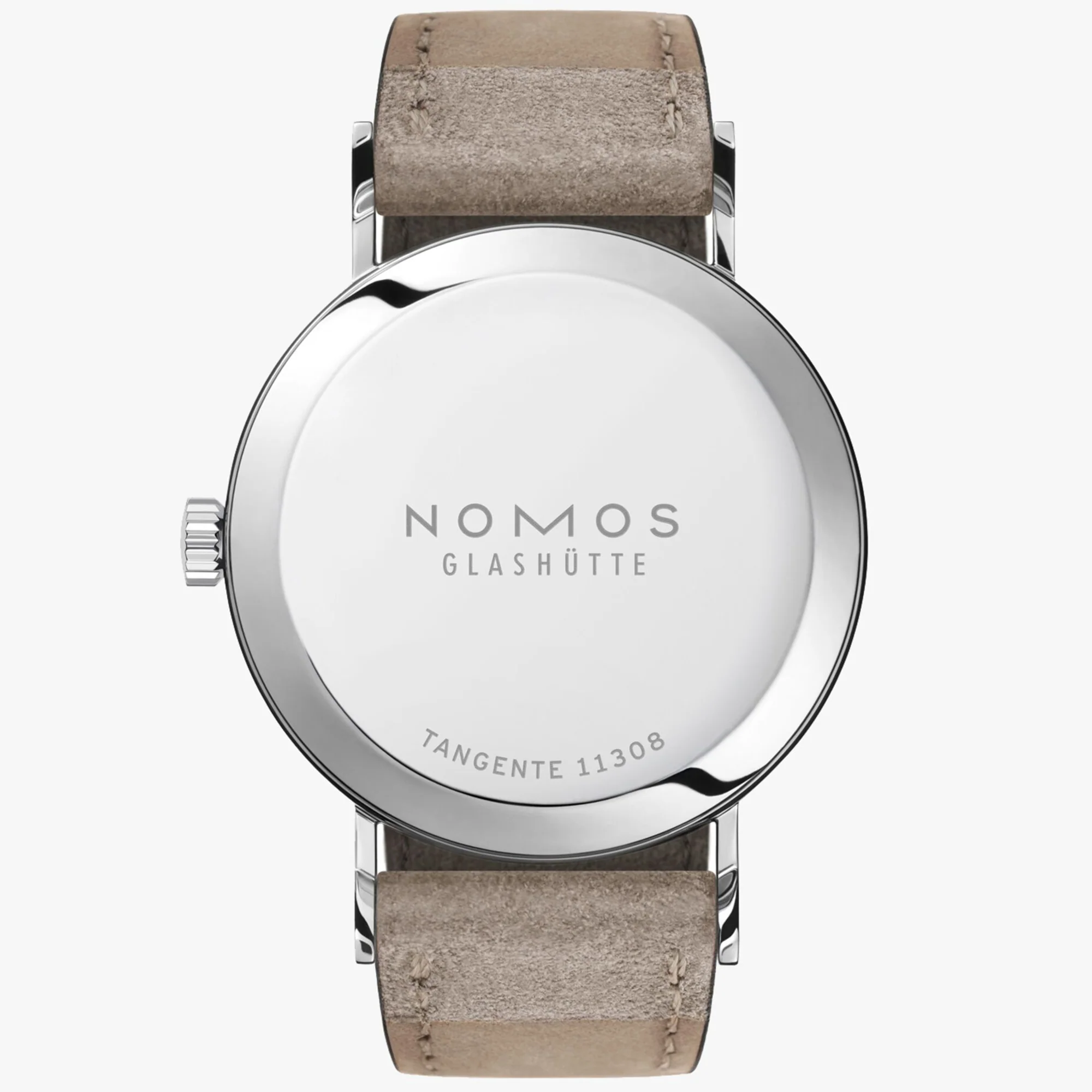 Nomos Glashutte Tangente 33 Champagne Steel Back Watch - Image 2