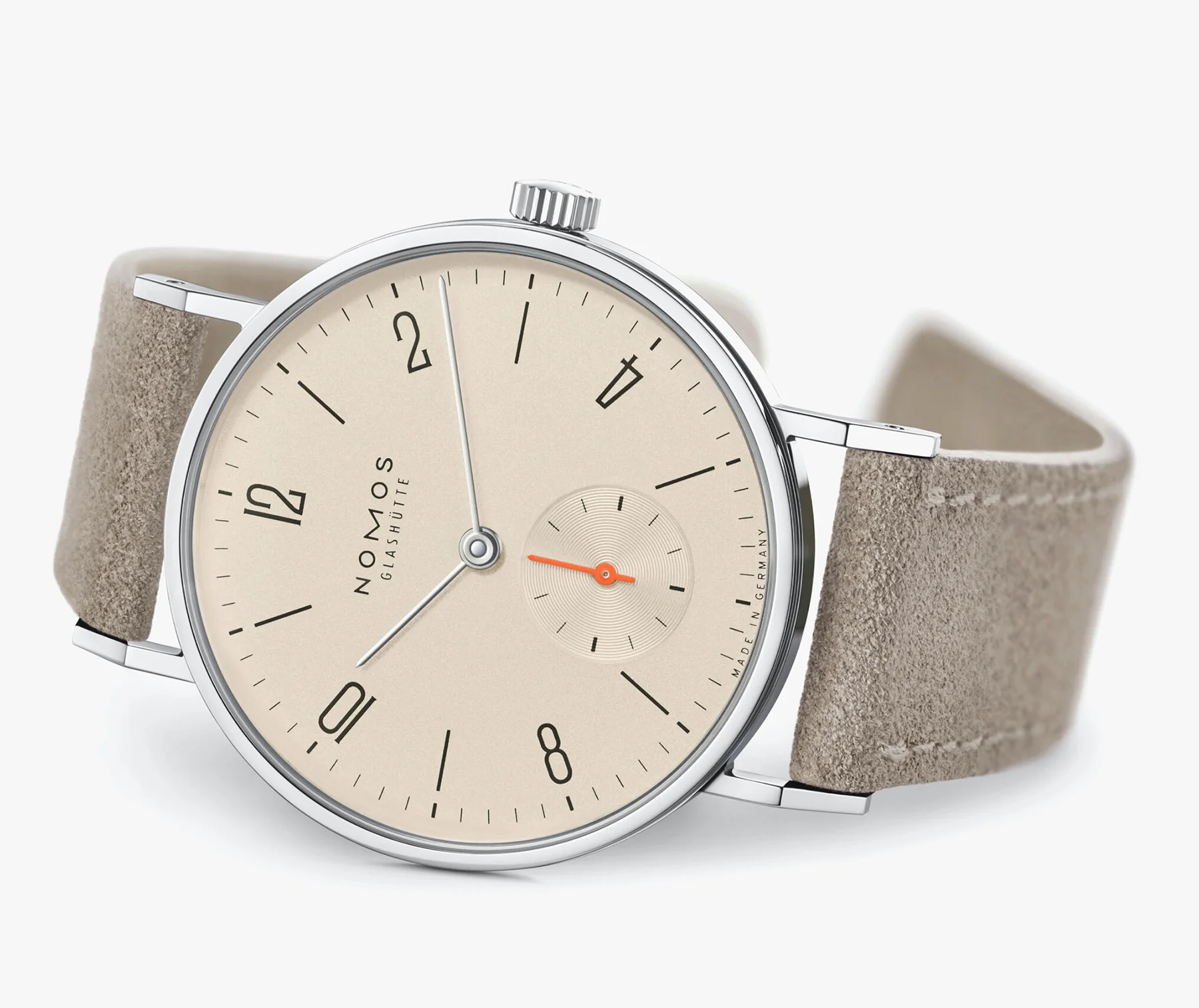 Nomos Glashutte Tangente 33 Champagne Steel Back Watch - Image 6