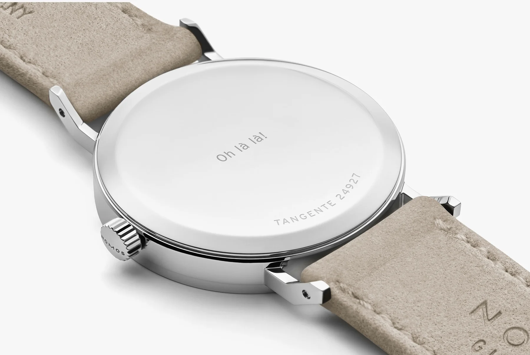 Nomos Glashutte Tangente 33 Duo Steel Back Watch - Image 7