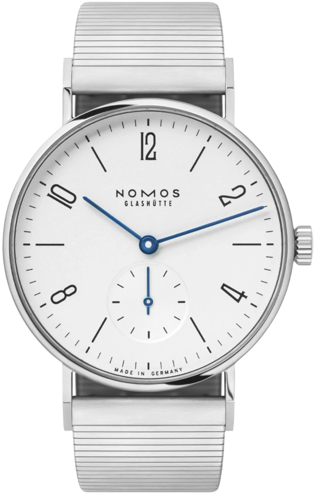 Nomos Glashutte Tangente 33 Steel Back Watch