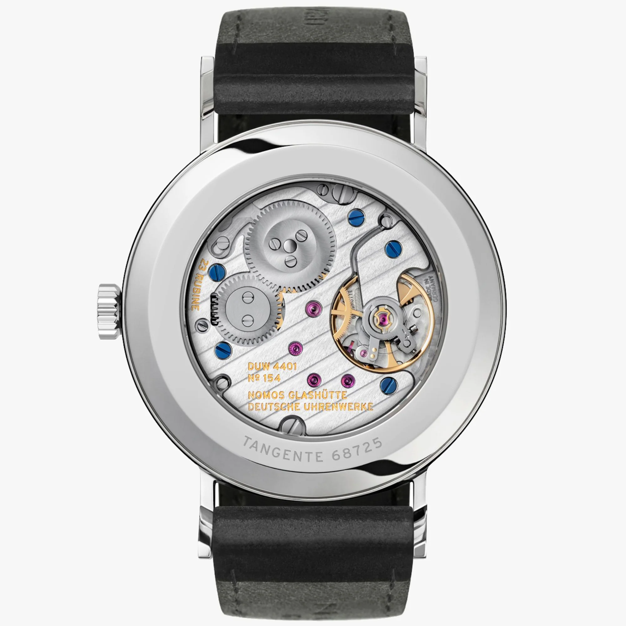 Nomos Glashutte Tangente Datum Gangreserve Sapphire Crystal Watch - Image 2