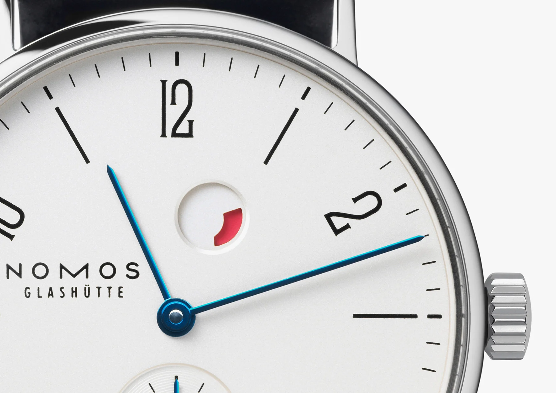 Nomos Glashutte Tangente Datum Gangreserve Sapphire Crystal Watch - Image 3
