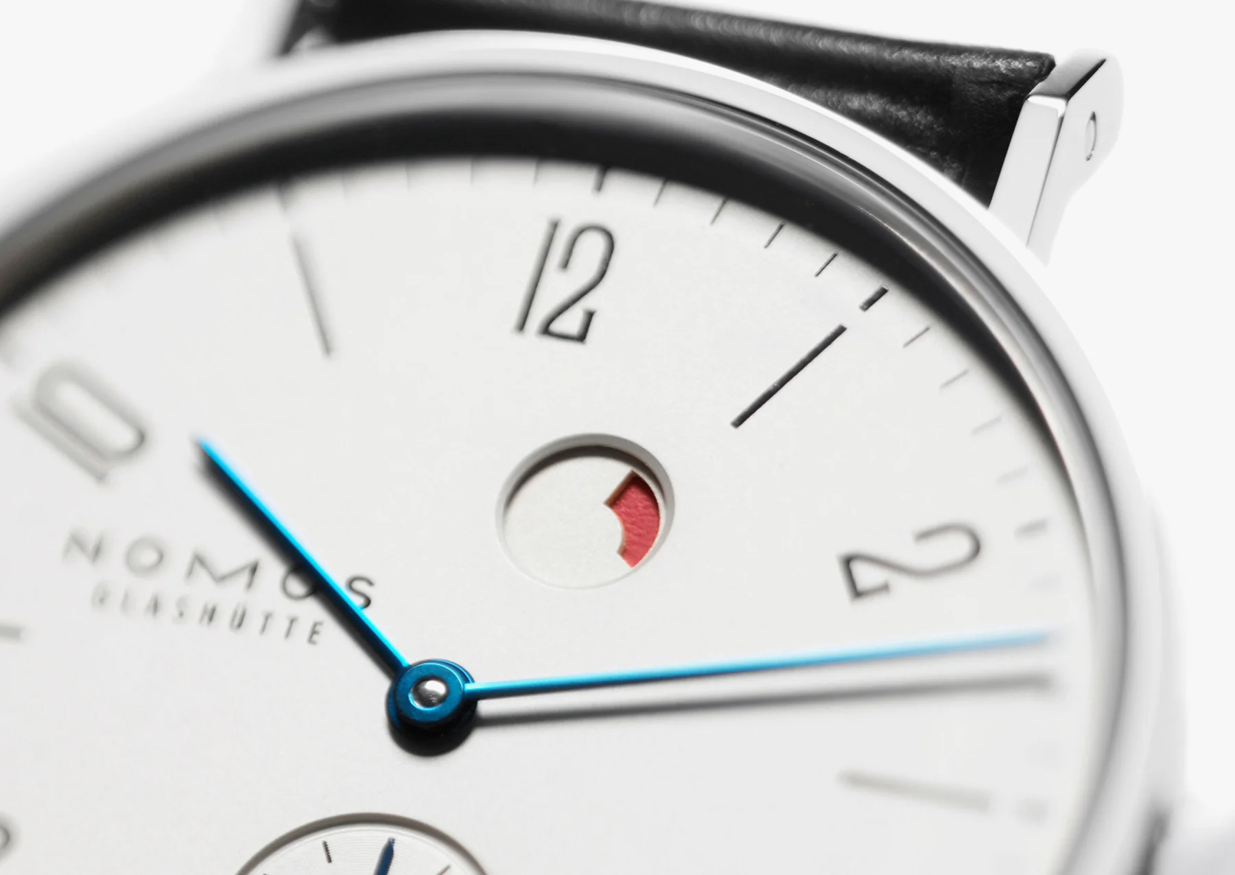 Nomos Glashutte Tangente Datum Gangreserve Sapphire Crystal Watch - Image 6