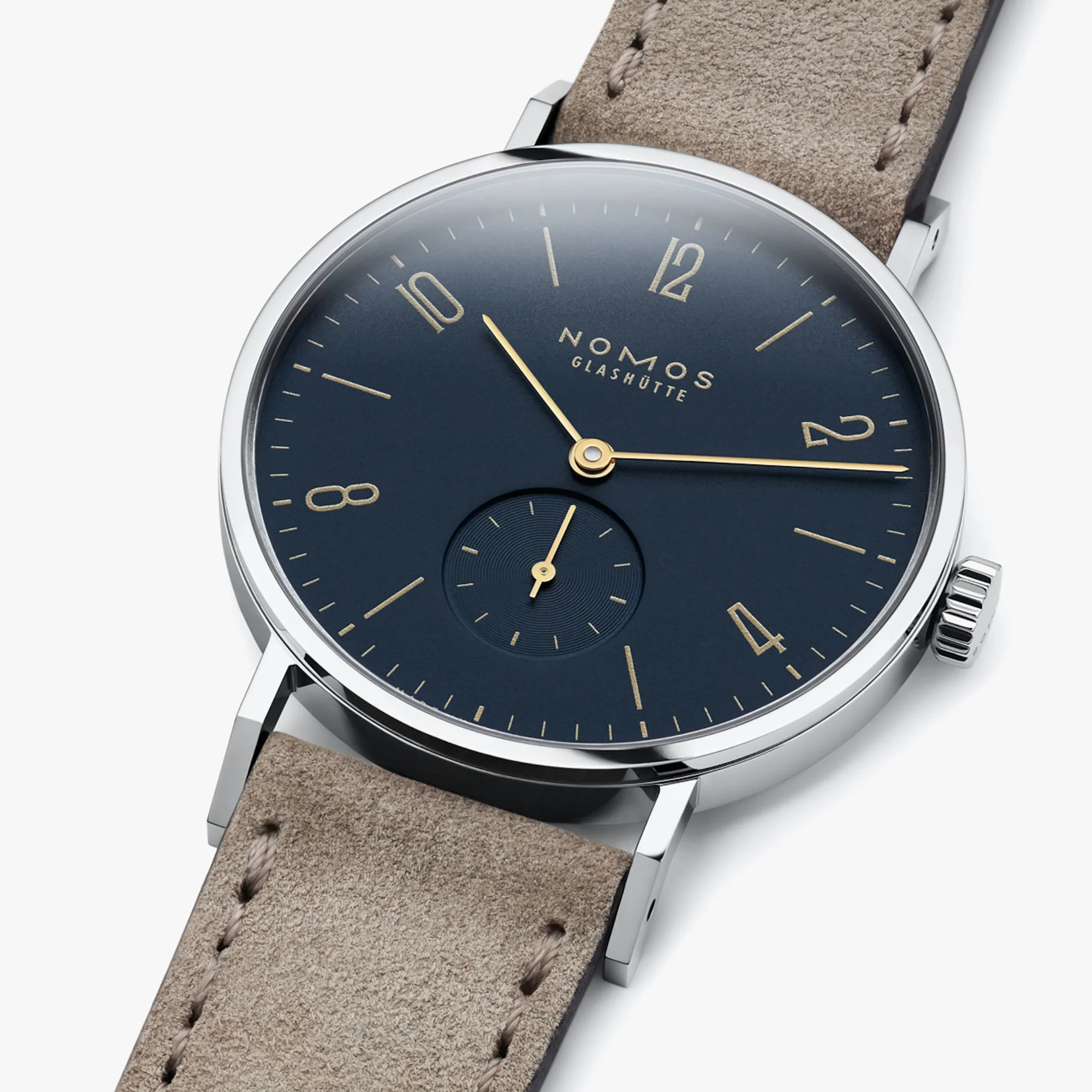 Nomos Glashutte Tangente Midnight Blue Sapphire Crystal Watch - Image 5