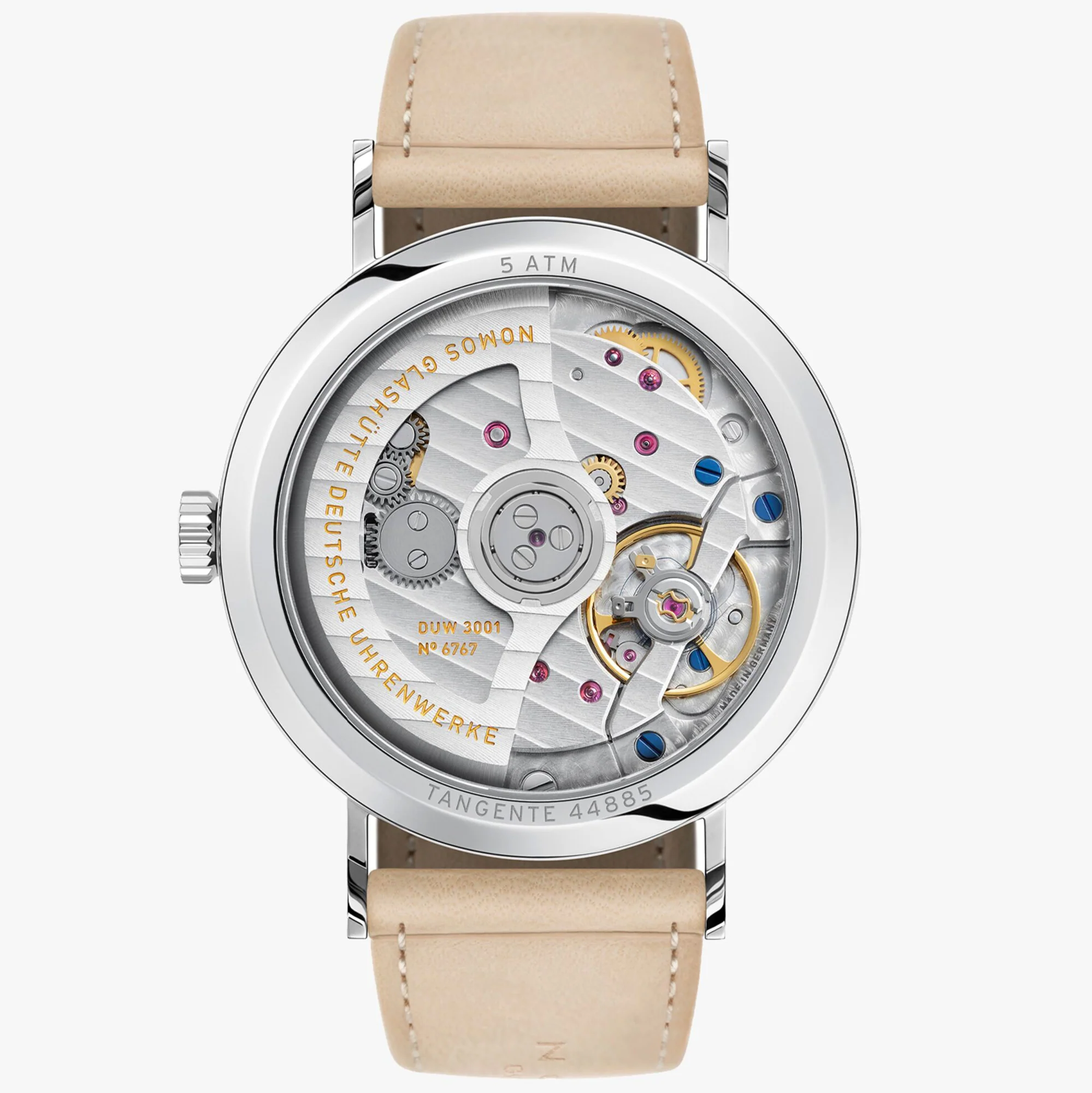 Nomos Glashutte Tangente Neomatik Champagner Sapphire Crystal Watch - Image 2