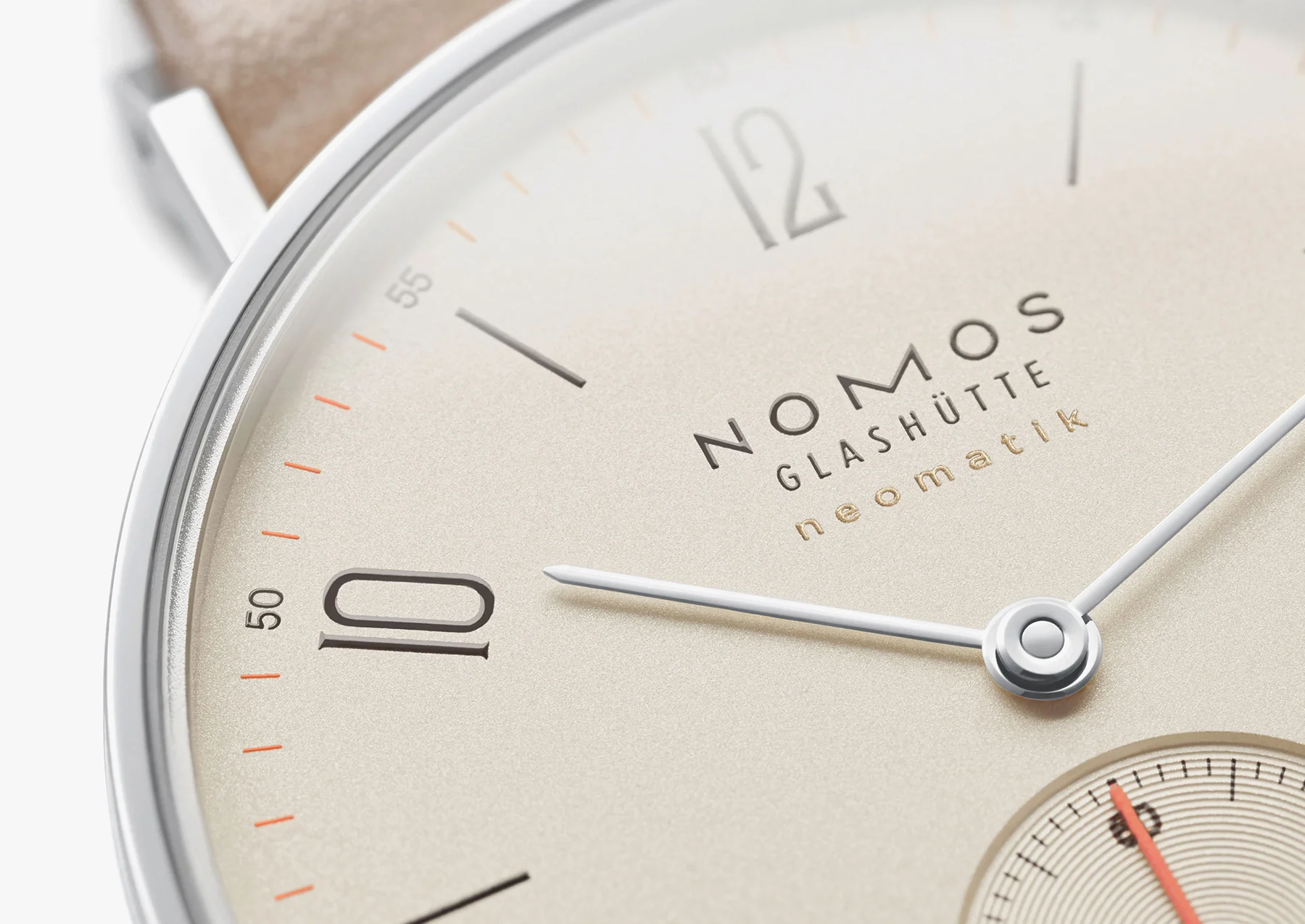 Nomos Glashutte Tangente Neomatik Champagner Sapphire Crystal Watch - Image 3