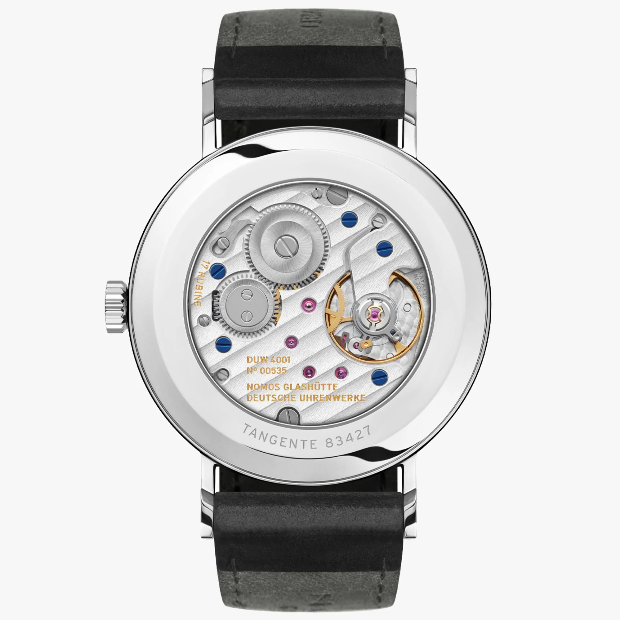 Nomos Glashutte Tangente Sapphire Crystal Watch - Image 2