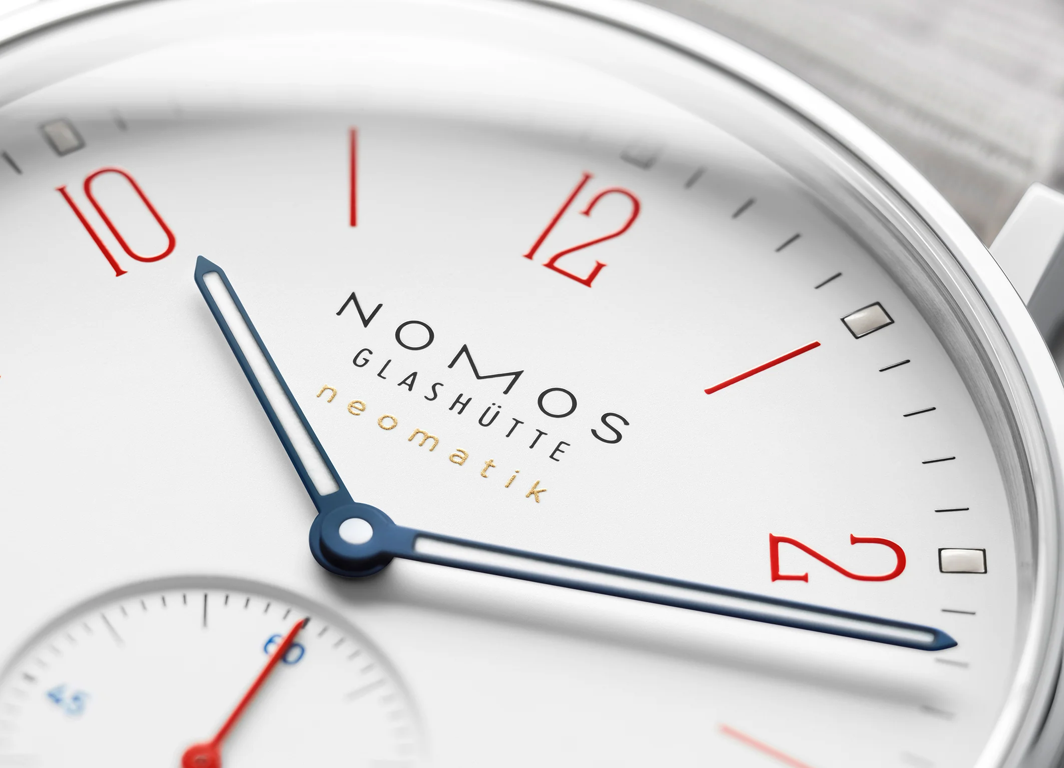 Nomos Glashutte Ahoi Aqua Neomatik Sapphire Crystal Watch - Image 4