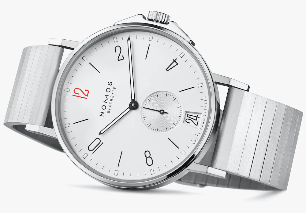 Nomos Glashutte Watch Ahoi Date Doctors Without Borders Limited Edition Sapphire Crystal - Image 3
