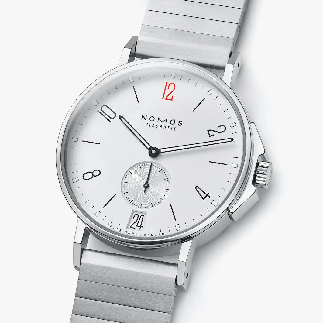 Nomos Glashutte Watch Ahoi Date Doctors Without Borders Limited Edition Sapphire Crystal - Image 5