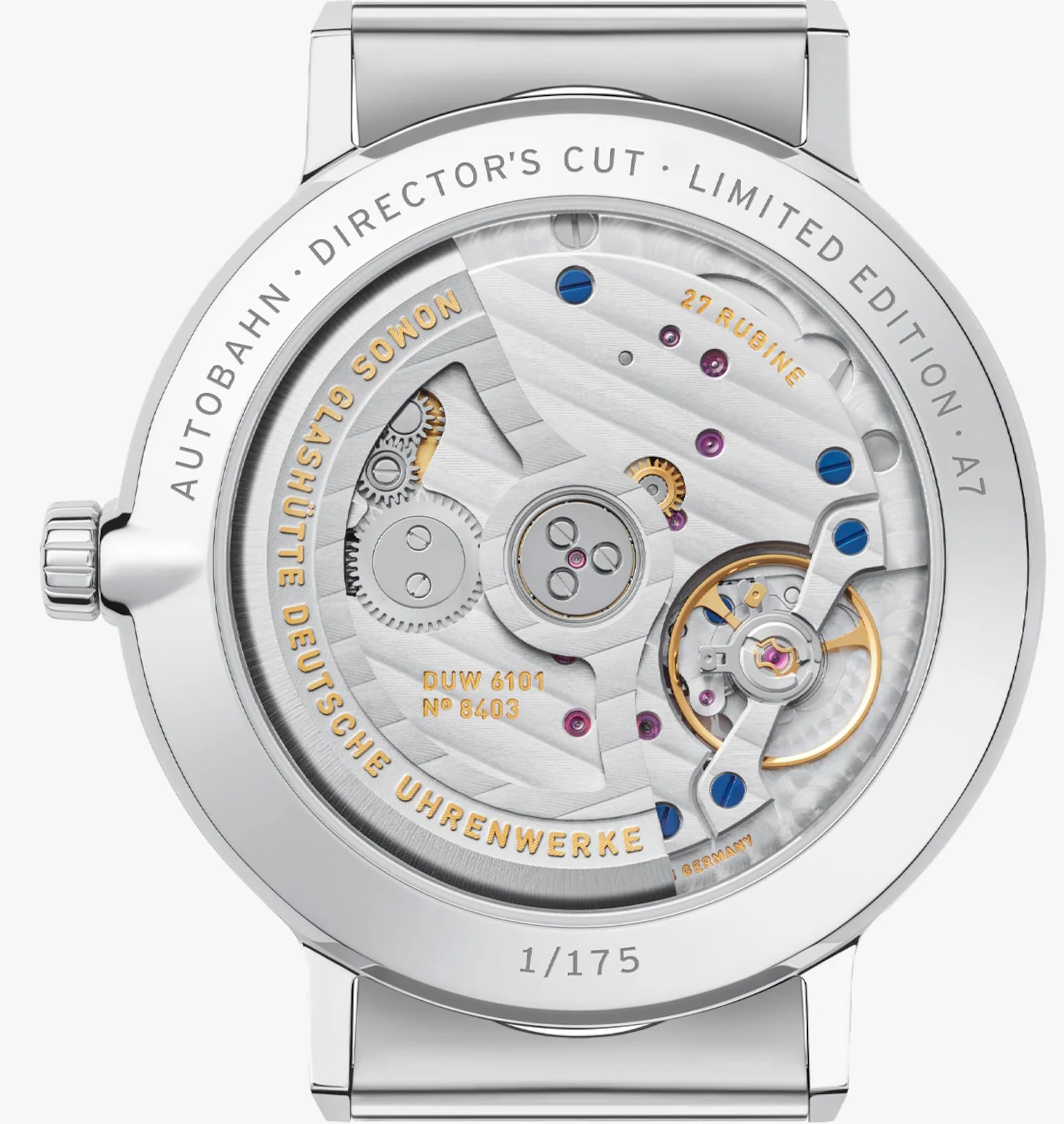 Nomos Glashutte Watch Autobahn Directors Cut A7 Limited Edition - Image 2