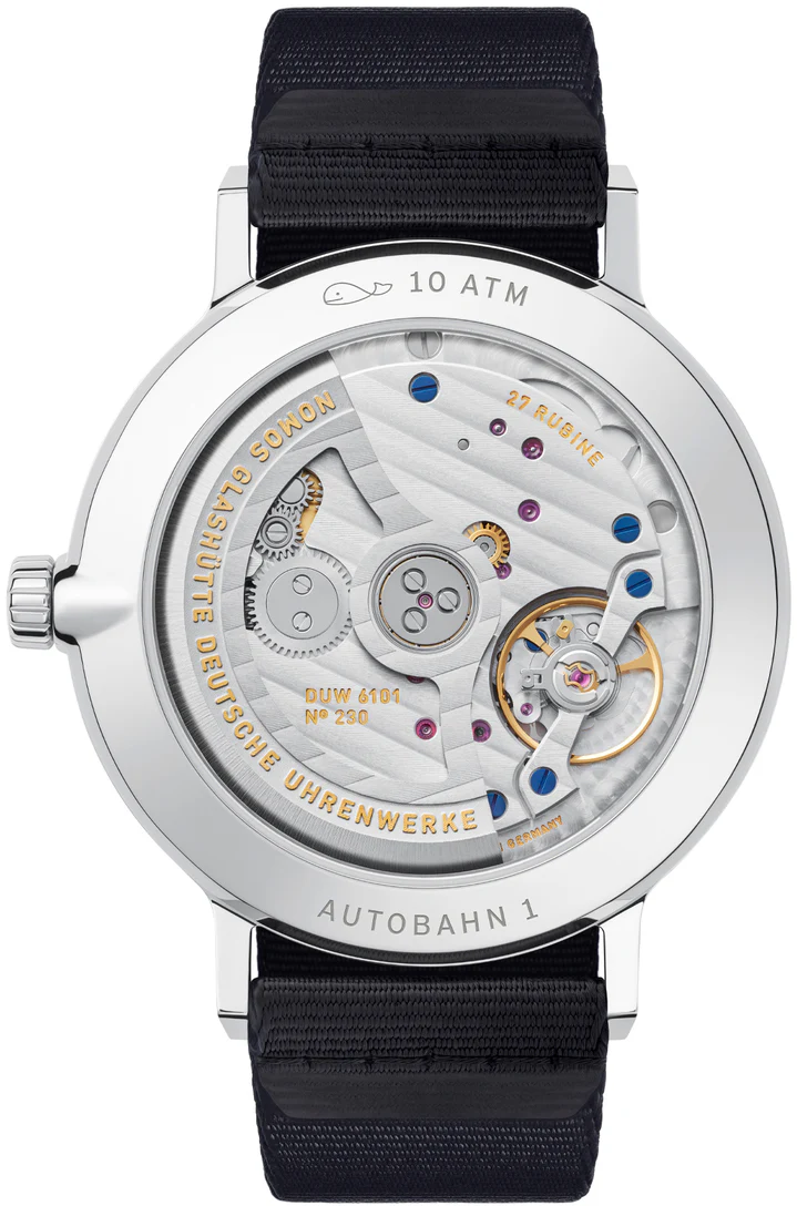 Nomos Glashutte Autobahn Neomatik 41 Date Sports Grey Sapphire Crystal Watch - Image 2