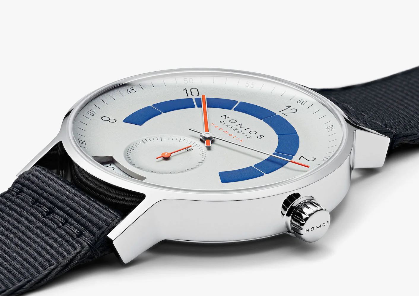 Nomos Glashutte Autobahn Neomatik 41 Date Sports Grey Sapphire Crystal Watch - Image 7