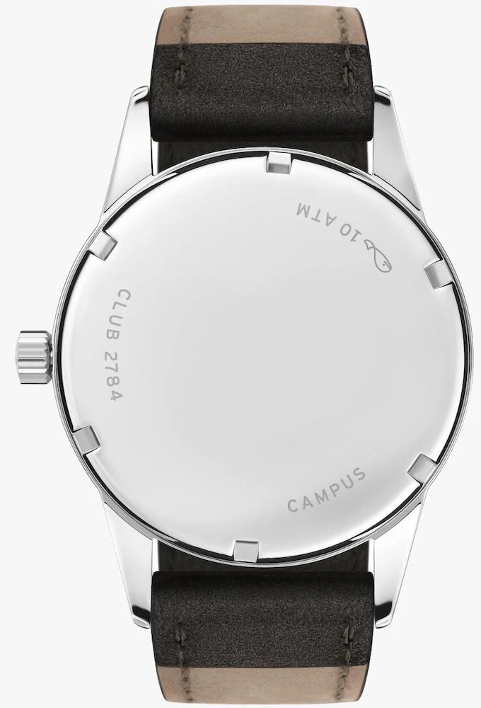 Nomos Glashutte Club Campus 38 Future Orange Steel Back Watch - Image 2