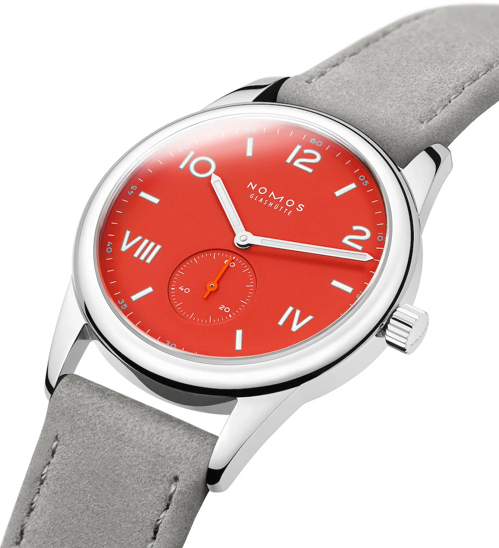 Nomos Glashutte Club Campus 38 Nonstop Red Steel Back Watch - Image 4