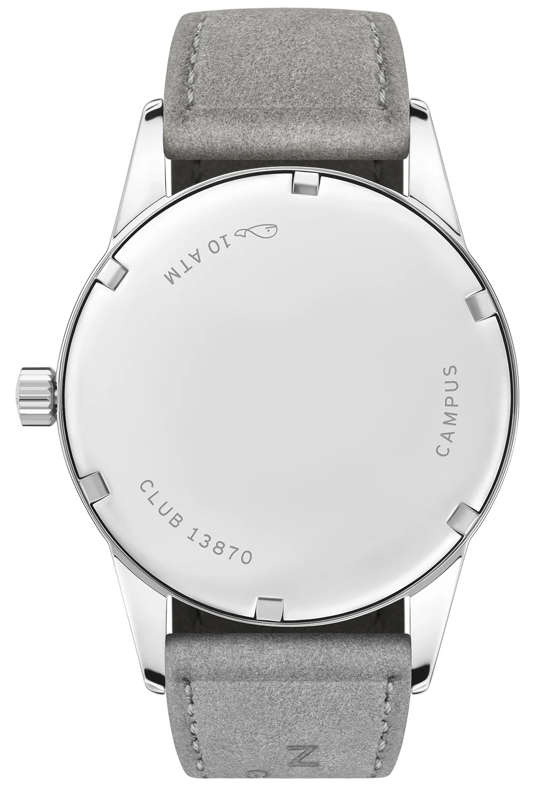 Nomos Glashutte Club Campus 38 Nonstop Red Steel Back Watch - Image 5