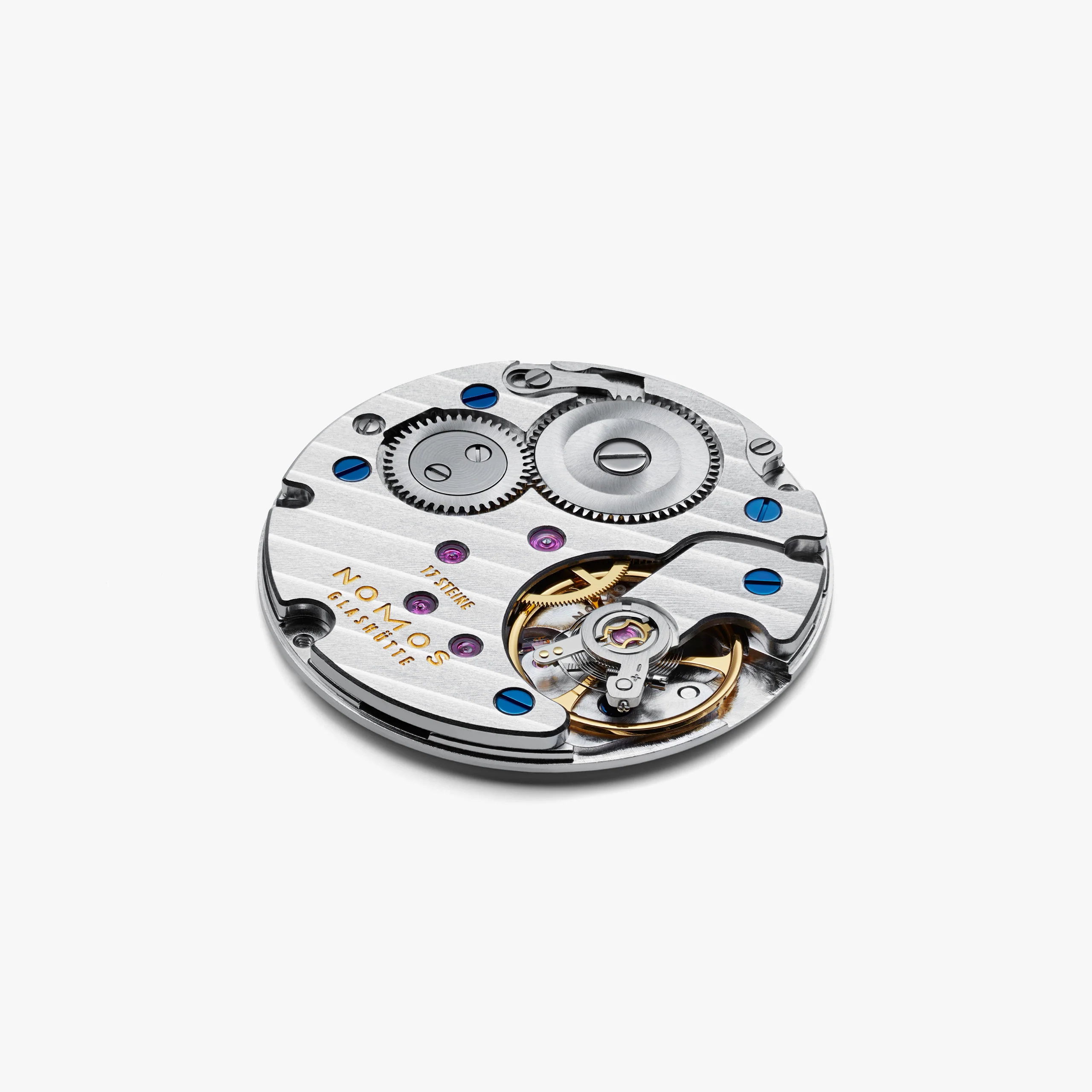 Nomos Glashutte Club Campus Blue Purple 38 Steel Back Watch - Image 5