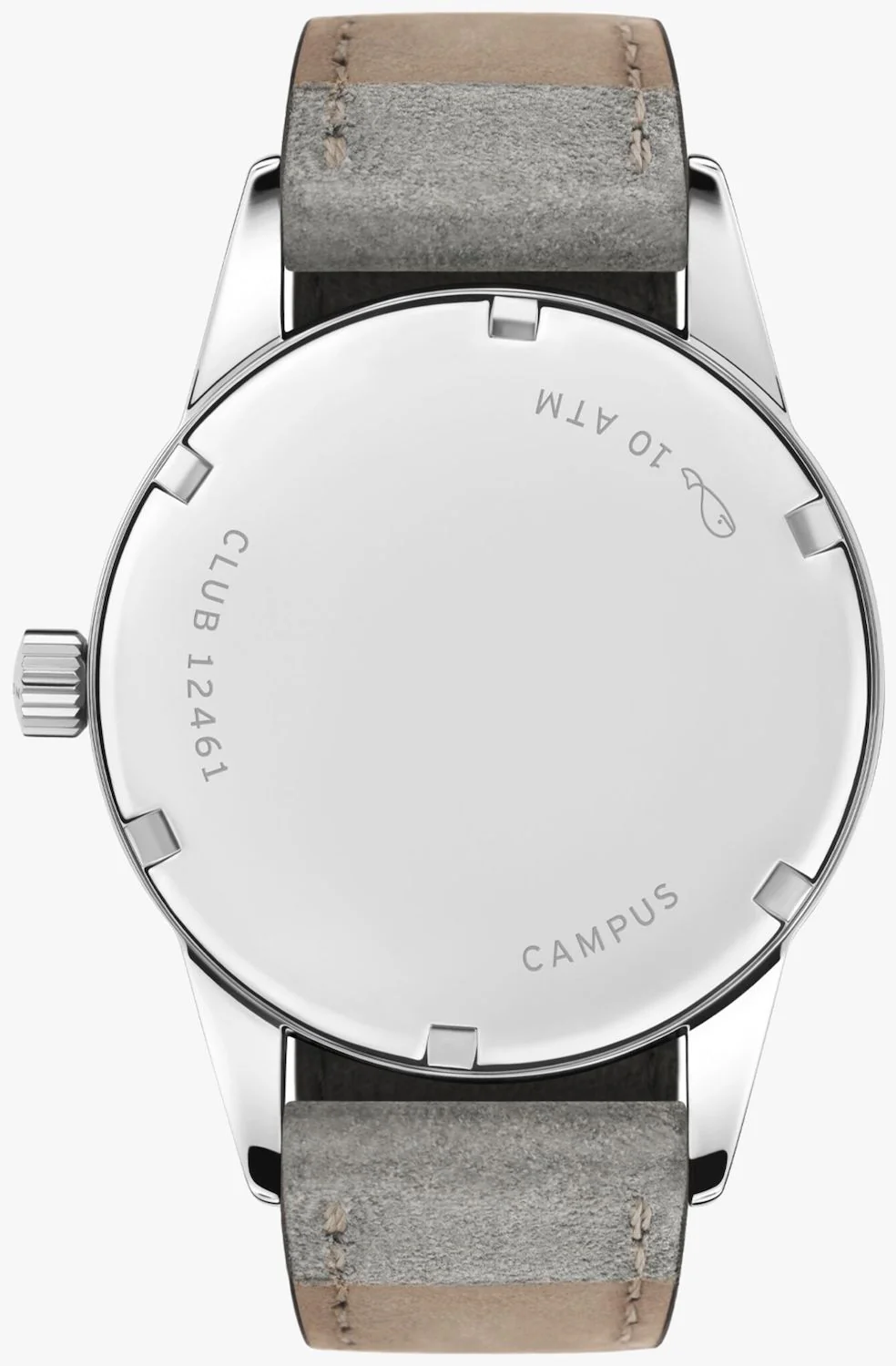 Nomos Glashutte Club Campus Cream Coral Steel Back Watch - Image 2