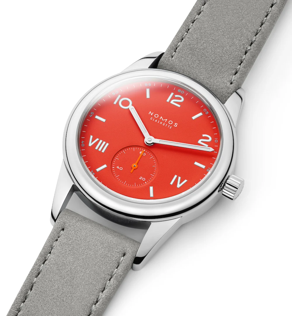 Nomos Glashutte Club Campus Nonstop Red Sapphire Crystal Watch - Image 2