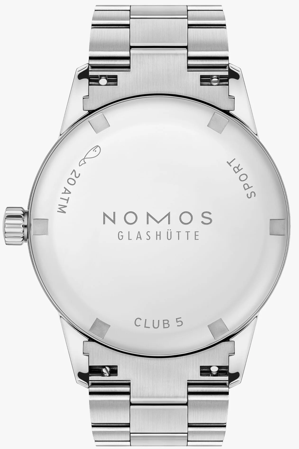 Nomos Glashutte Club Sport Neomatik 34 Gold Steel Back Watch - Image 2