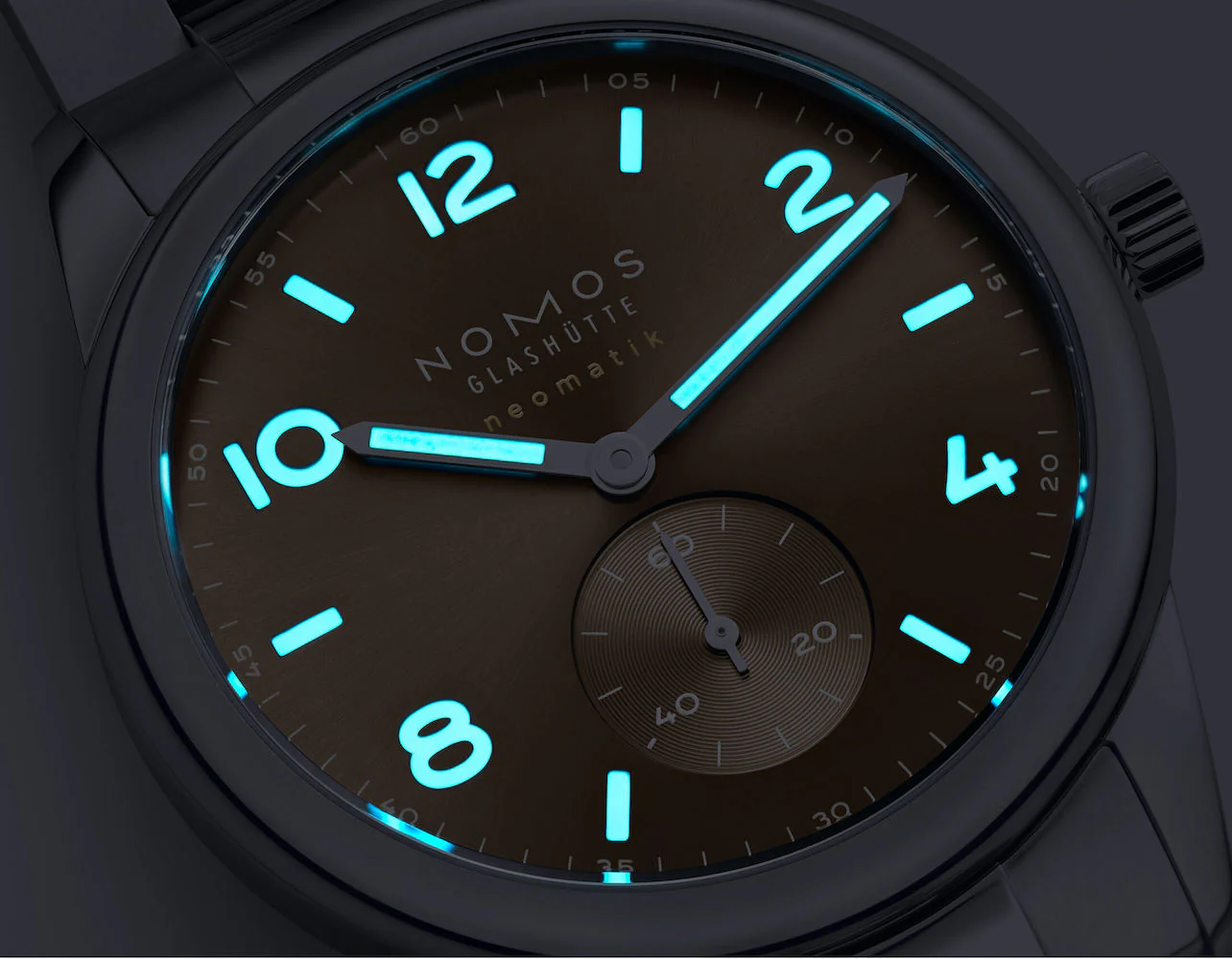 Nomos Glashutte Club Sport Neomatik 39 Ember Steel Back Watch - Image 3