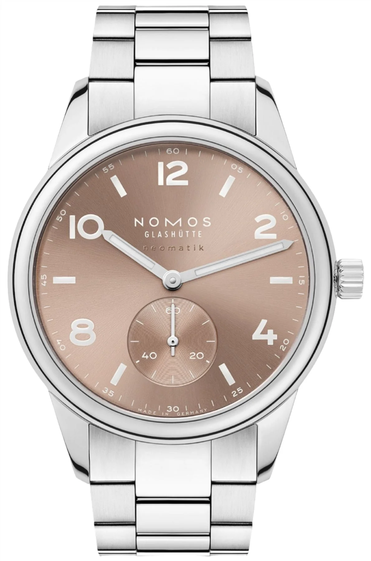 Nomos Glashutte Club Sport Neomatik 39 Ember Sapphire Crystal Watch