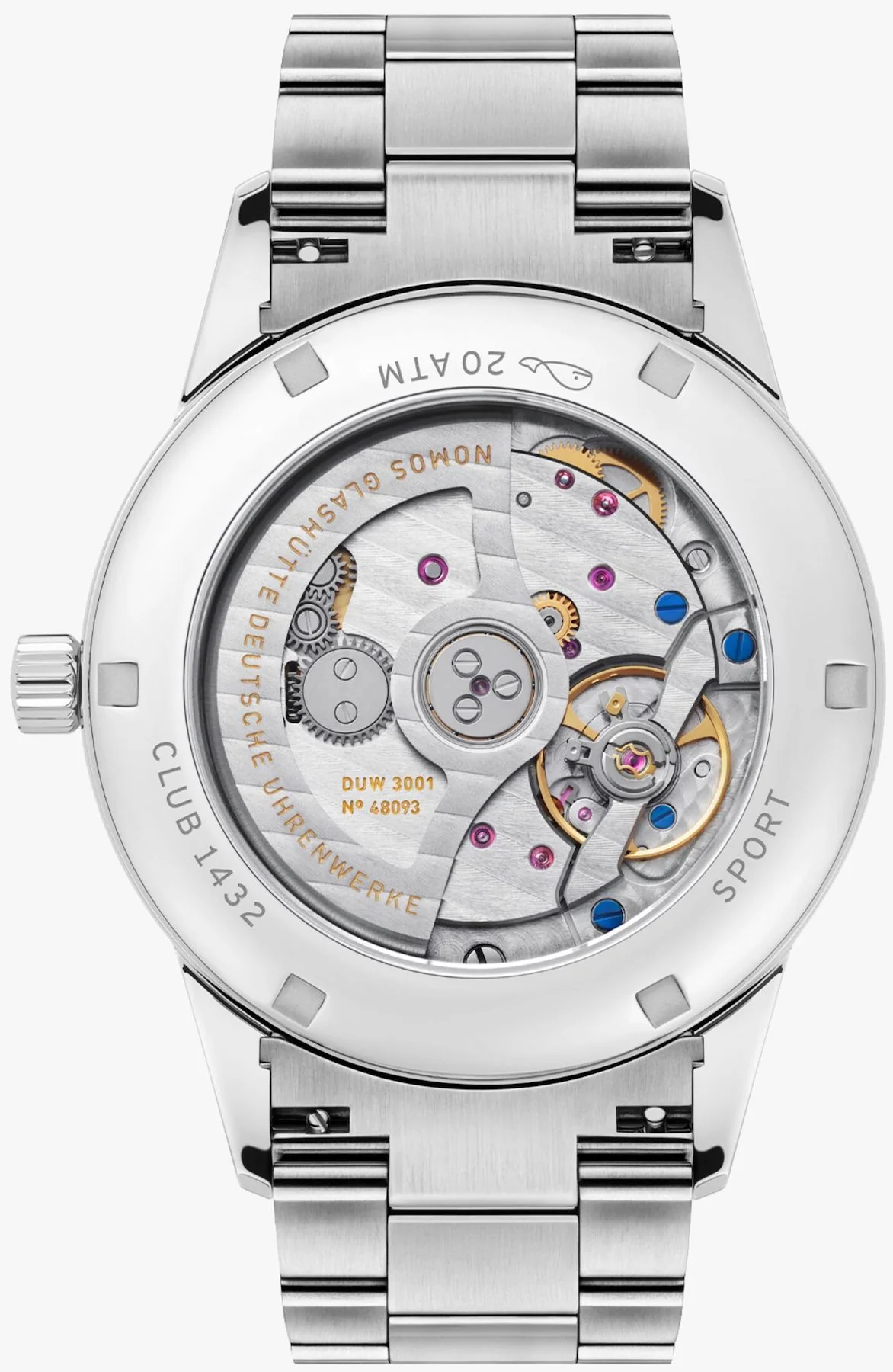 Nomos Glashutte Club Sport Neomatik 39 Tabac Sapphire Crystal Watch - Image 2