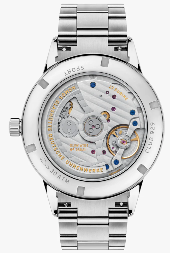 Nomos Glashutte Club Sport Neomatik 42 Date Blue Sapphire Crystal Watch - Image 2