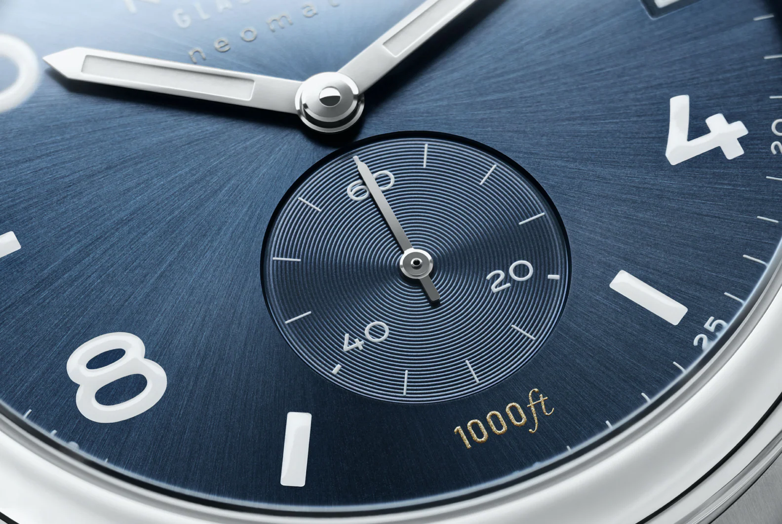 Nomos Glashutte Club Sport Neomatik 42 Date Blue Sapphire Crystal Watch - Image 6