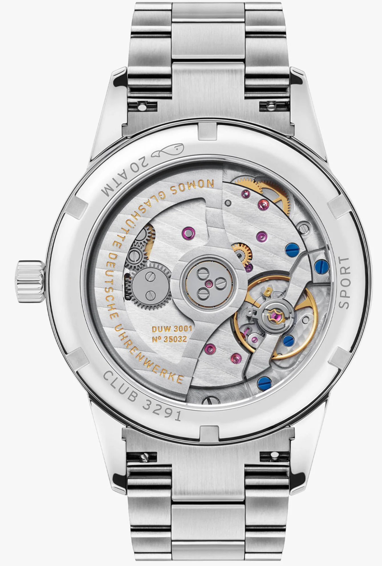 Nomos Glashutte Club Sport Neomatik Petrol Sapphire Crystal Watch - Image 2
