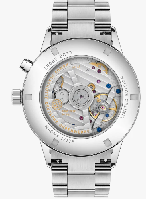 Nomos Glashutte Club Sport Neomatik Worldtimer Magma Sapphire Crystal Watch - Image 2
