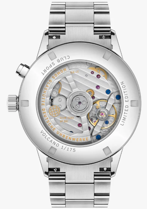 Nomos Glashutte Club Sport Neomatik Worldtimer Volcano Sapphire Crystal Watch - Image 2