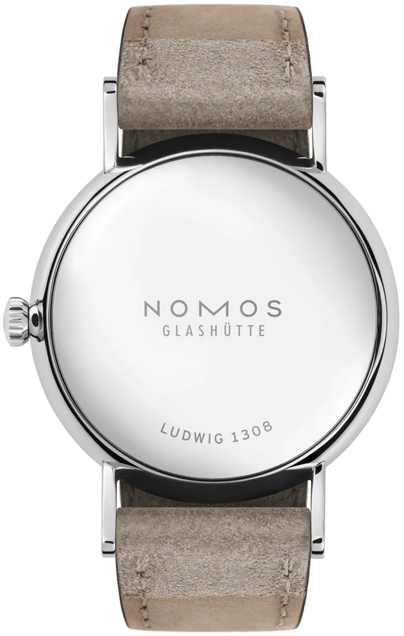 Nomos Glashutte Ludwig 33 Champagne Steel Back Watch - Image 2