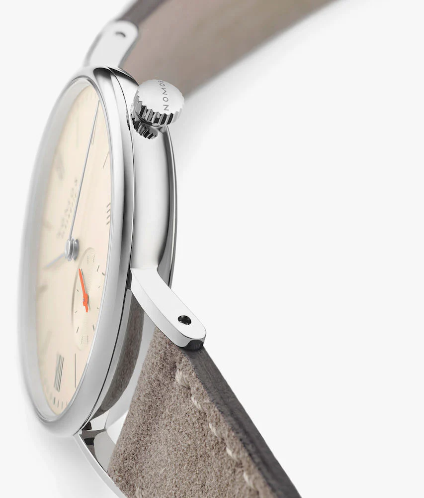 Nomos Glashutte Ludwig 33 Champagne Sapphire Crystal Watch - Image 4
