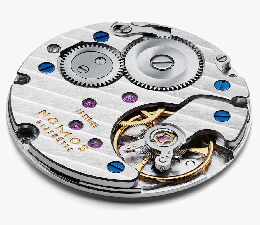 Nomos Glashutte Ludwig 33 Champagne Sapphire Crystal Watch - Image 7