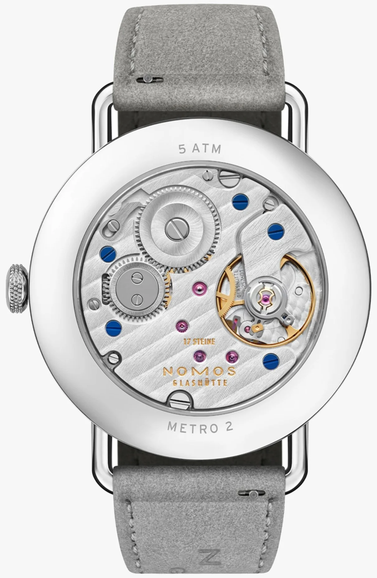 Nomos Glashutte Metro 33 Sage Sapphire Crystal Watch - Image 2
