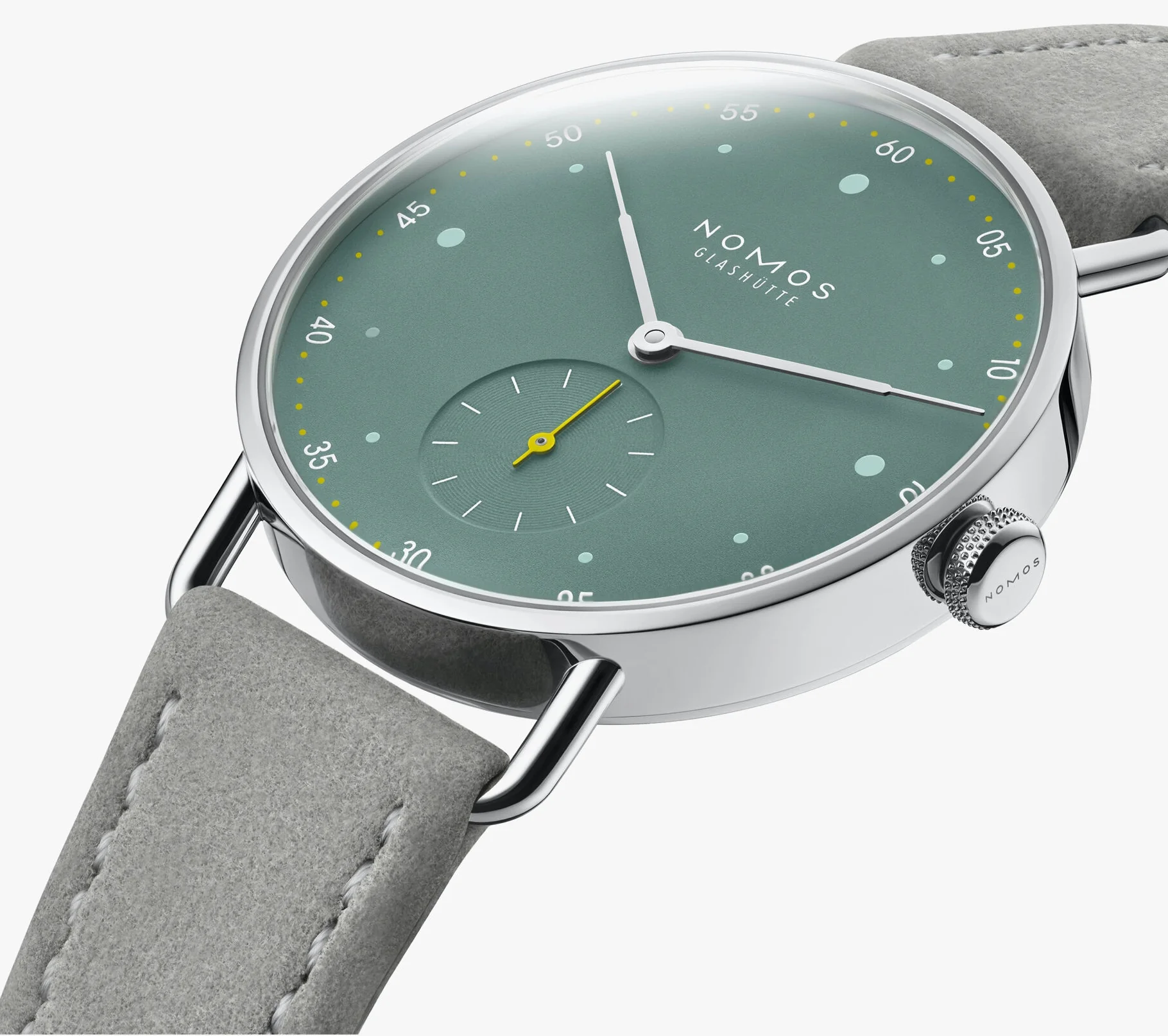 Nomos Glashutte Metro 33 Sage Sapphire Crystal Watch - Image 3
