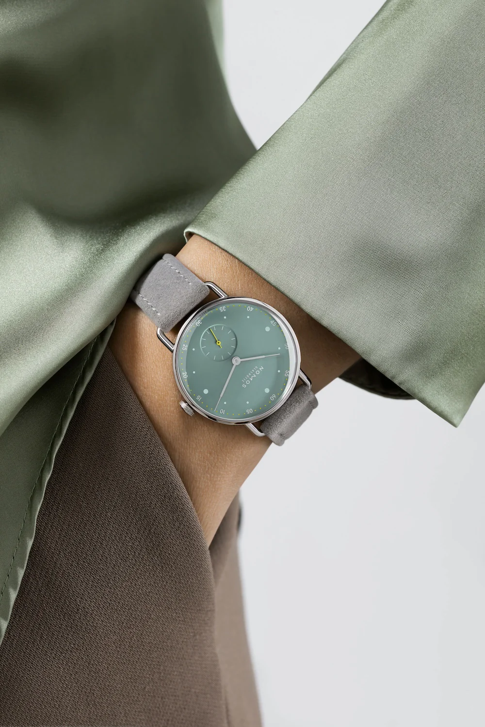 Nomos Glashutte Metro 33 Sage Sapphire Crystal Watch - Image 6