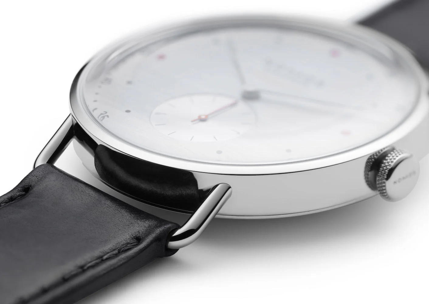 Nomos Glashutte Metro Neomatik 39 Silvercut Sapphire Crystal Watch - Image 5