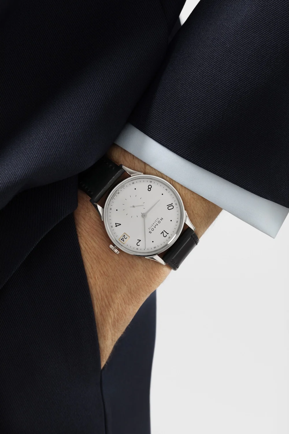 Nomos Glashutte Minimatik 39 Date Sapphire Crystal Watch - Image 6