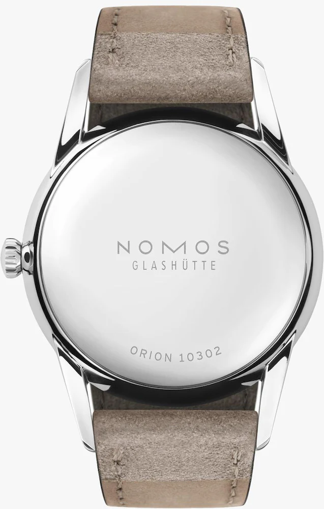 Nomos Glashutte Orion 33 Duo Steel Back Watch - Image 2